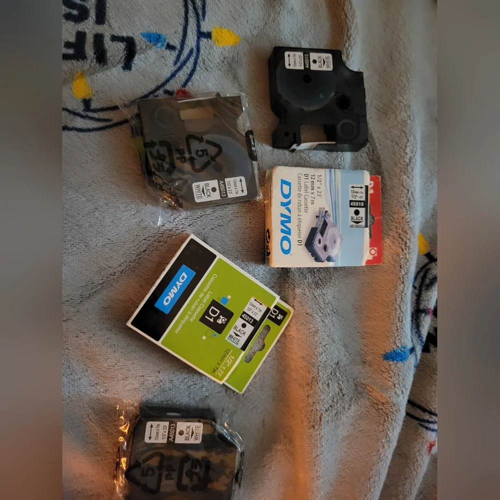 Dymo lable maker tapes